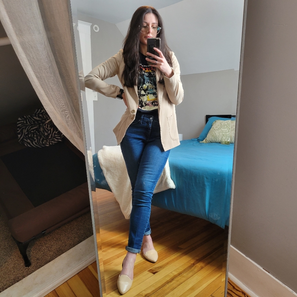 H&M Slip-On Pointed Loafers